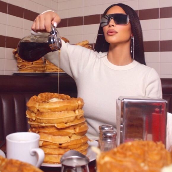 Skims Brushed Waffle Jogger - Ochre - 4x - Picture 9 of 9